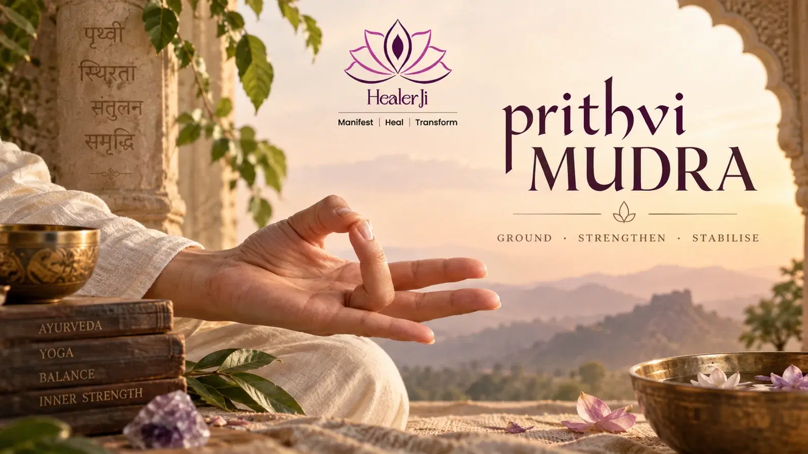 Prithvi Mudra | HealerJi